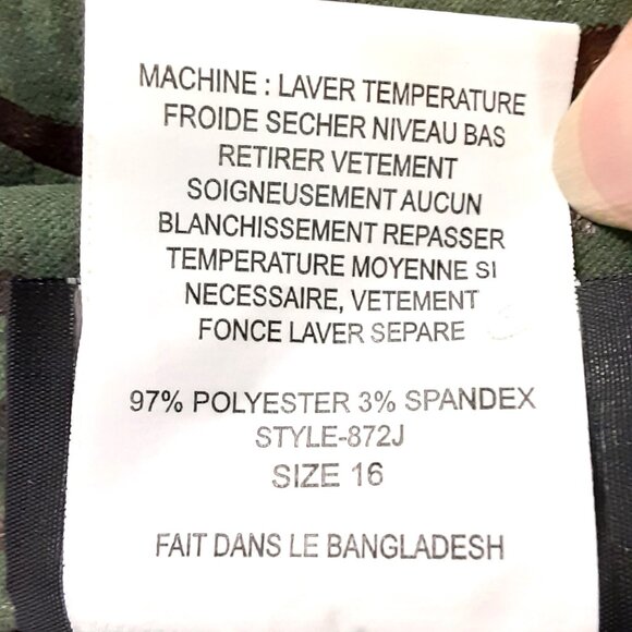 Southern Lady Jacket Size 16, Animal Print, Long Sleeve, Pockets, Shoulder pads - Picture 12 of 12